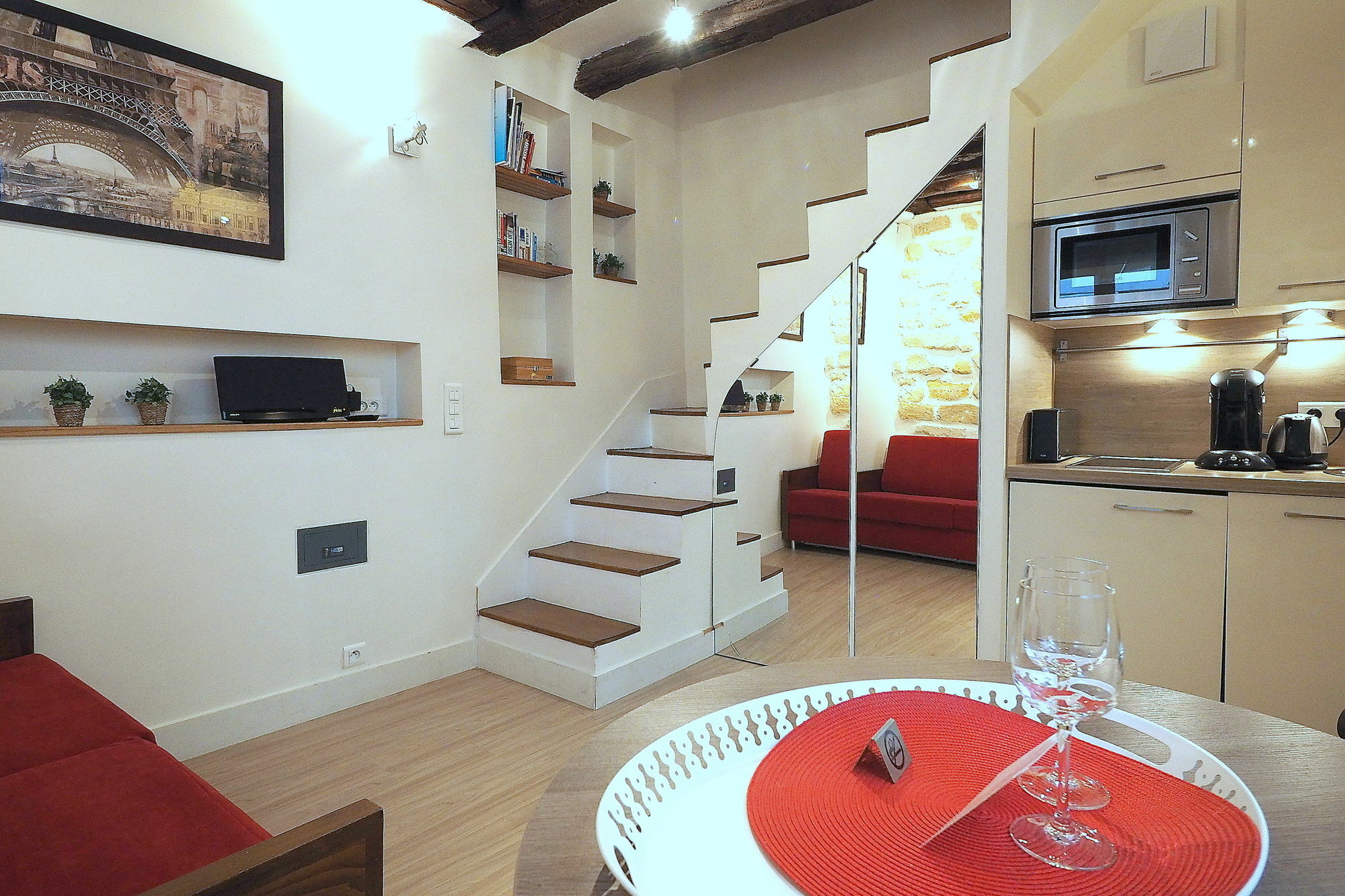 Louvre Parisian Duplex Lejlighed Eksteriør billede